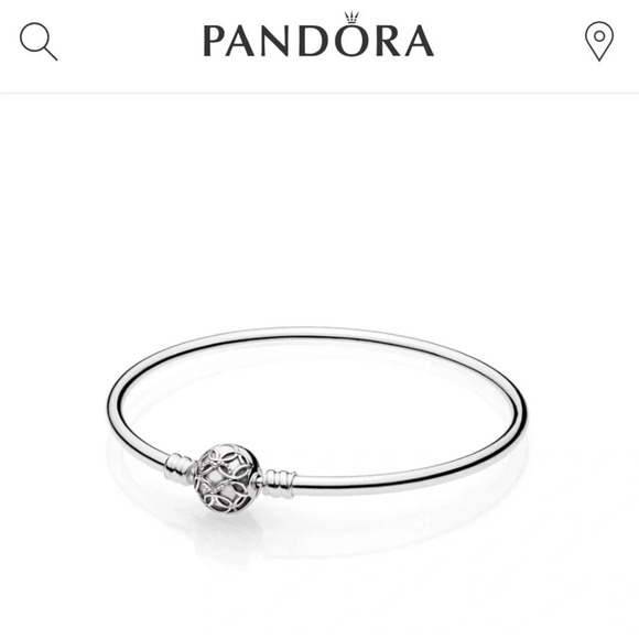 Pandora Pattern of love Bangle limited edition - Picture 10 of 10